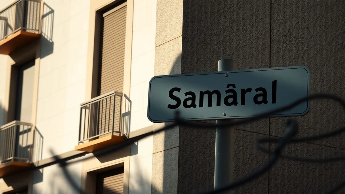 Illustrative image: a generic street sign at a building corner, with sunset light