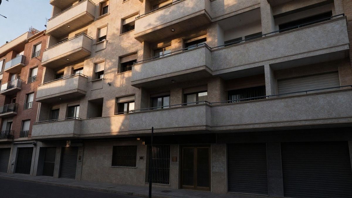 Imagen ilustrativa: fachada de un edificio residencial moderno con balcones alineados en perspectiva