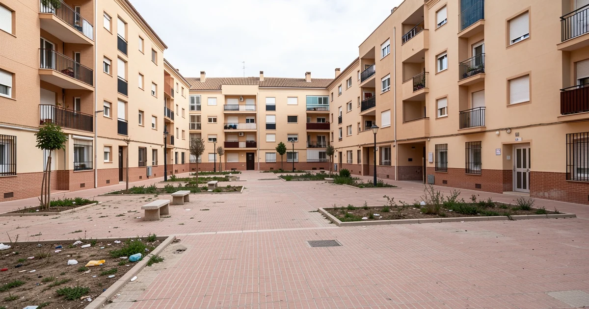 Edificios de viviendas de Soliva Este con zonas comunes deterioradas