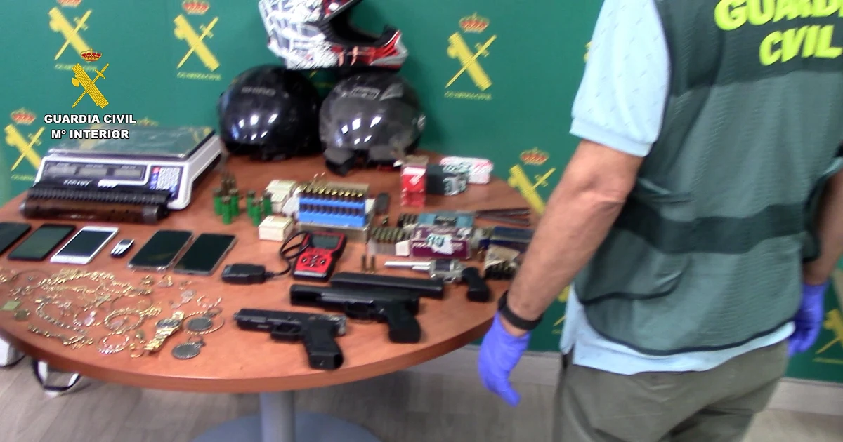 Criminal group dismantled in Murcia dedicated to violent robberies