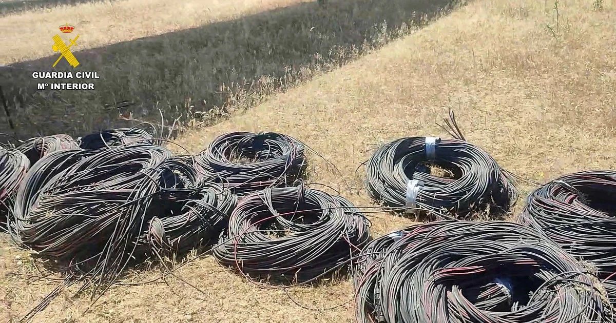 La Guardia Civil desmantela grupo criminal dedicado al robo de cableado en Sevilla