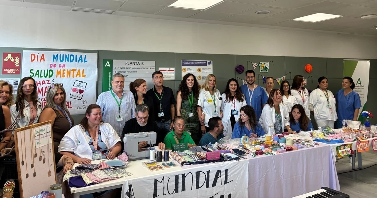 Málaga Clinical Hospital celebrates events for World Mental Health Day