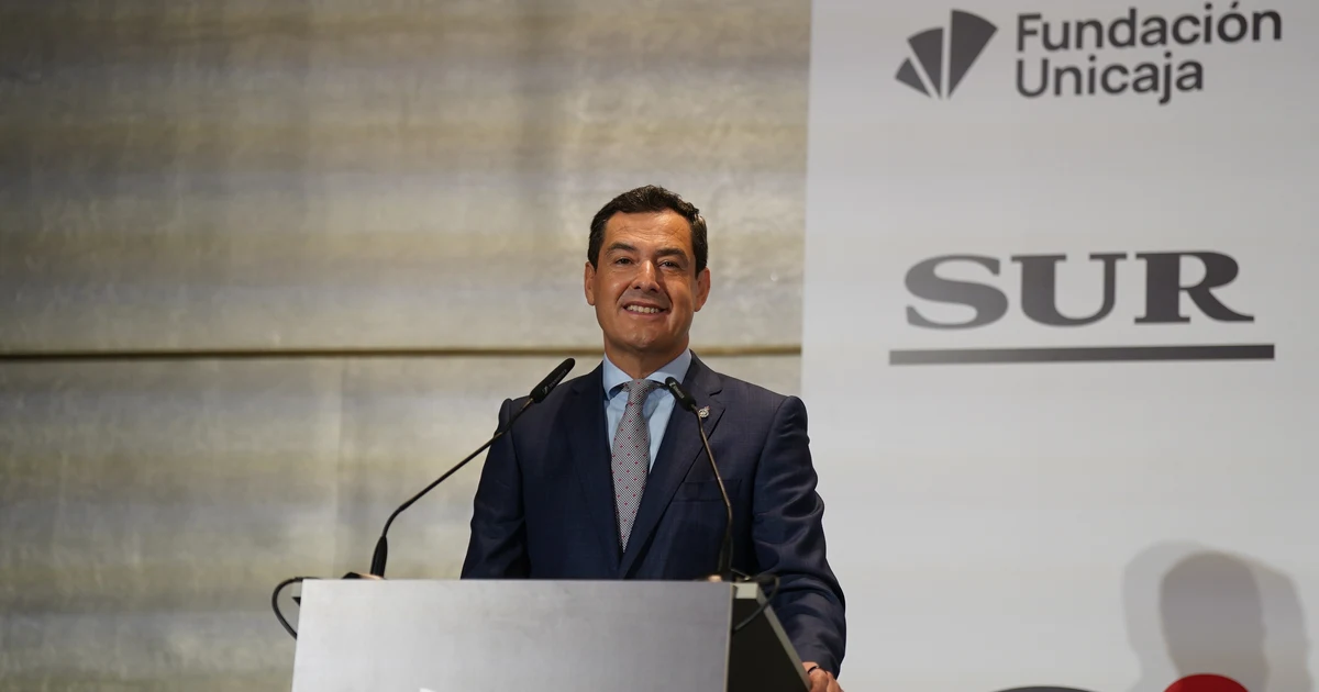 El presidente de la Junta de Andalucía interviene en Málaga