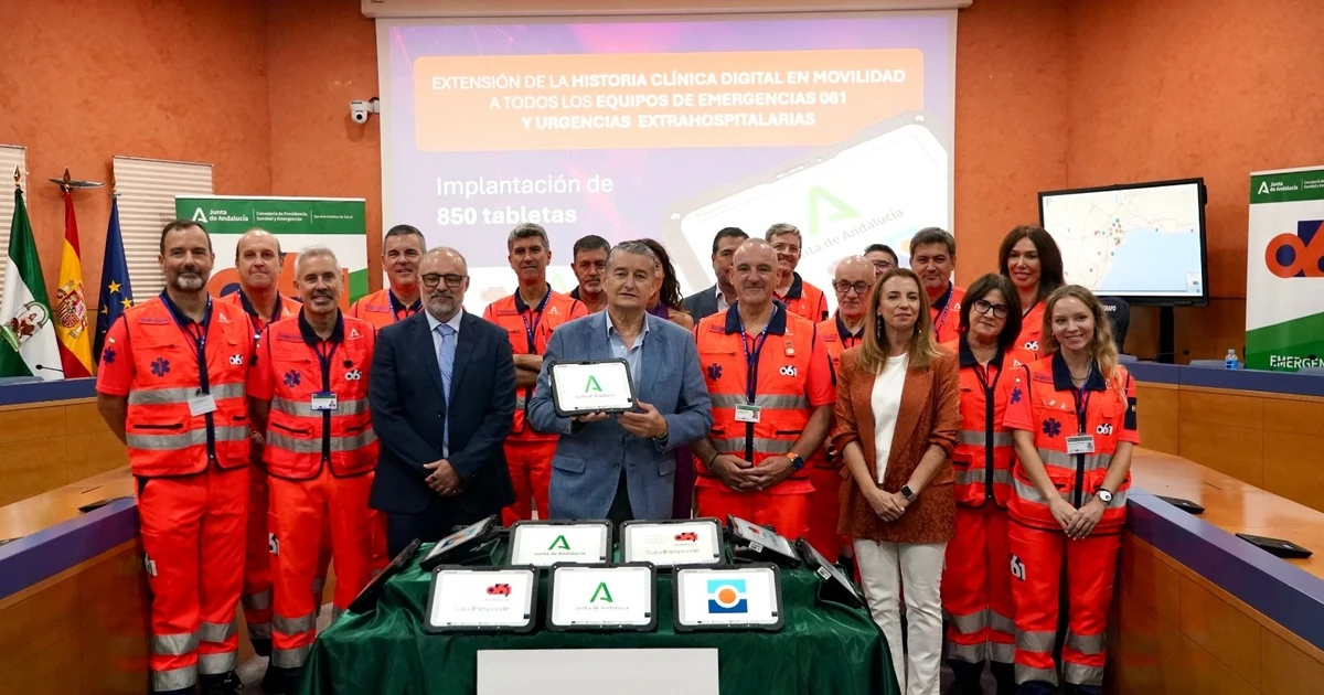 Málaga recibe 850 nuevas tablets para mejorar la atención sanitaria de emergencias
