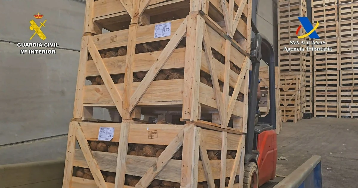 La Guardia Civil intercepta 1.283 kilos de cocaína en Sevilla