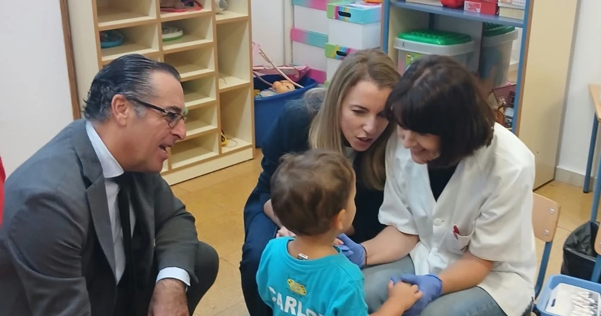 Málaga inicia la vacunación escolar contra la gripe con 43.404 niños inmunizados
