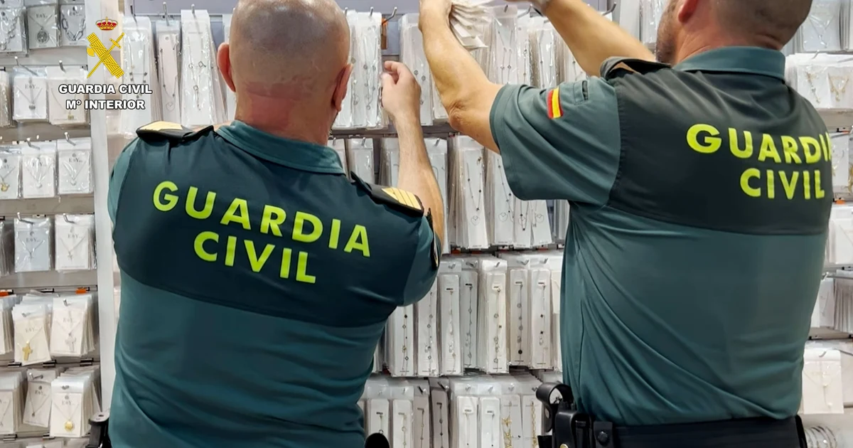 The Civil Guard seizes over 115,000 counterfeit jewels in the Balearics