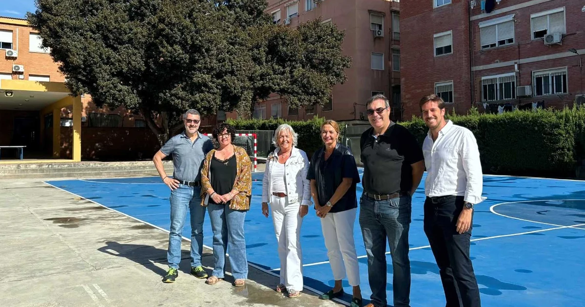Picasso School in Málaga renovates its sports facilities following metro works