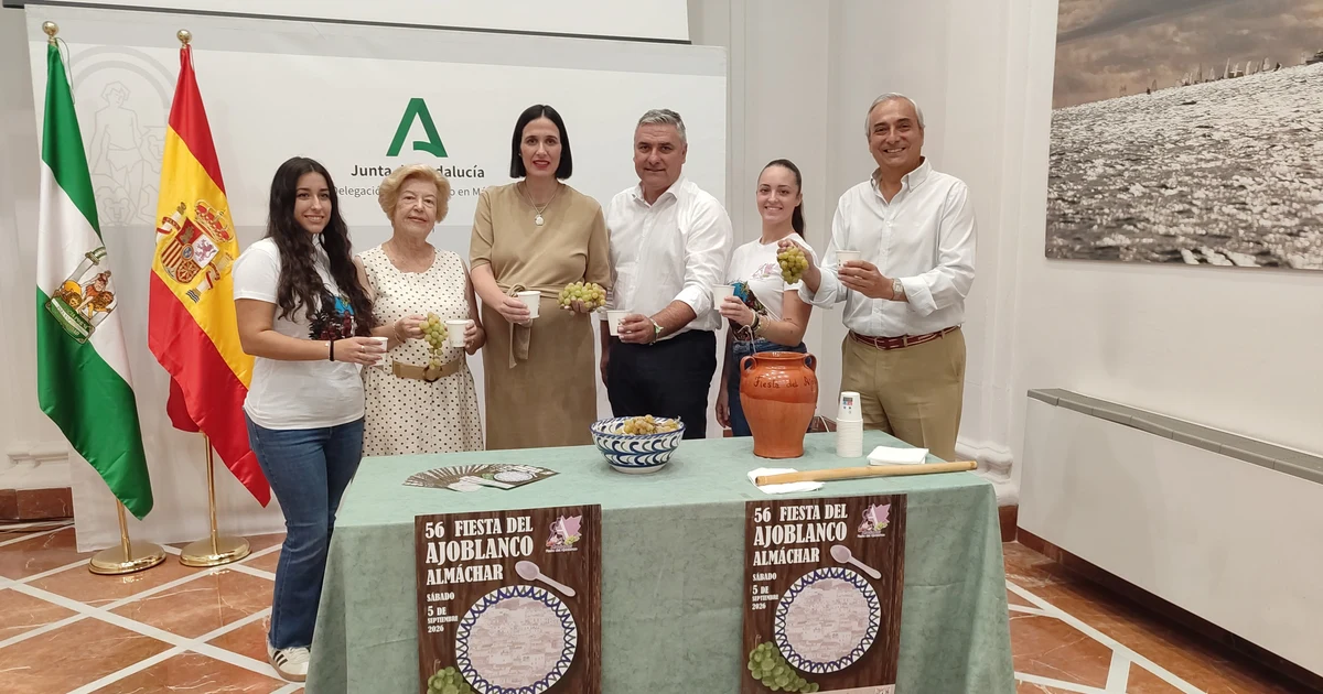 Almáchar celebra la 56ª Fiesta del Ajoblanco con actividades y tradición
