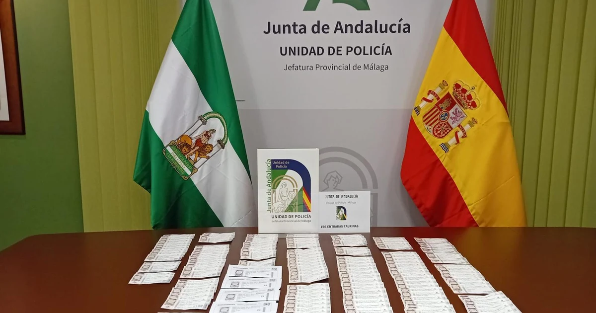 Intervención policial en Málaga frena la reventa de entradas durante la Feria Taurina 2026